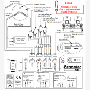 230V   motor  s řízením  logikou 